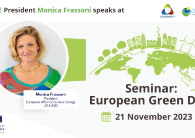 EU-ASE at European Green Deal Seminar