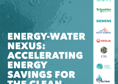 Energy-water nexus: accelerating energy savings for the clean energy transition