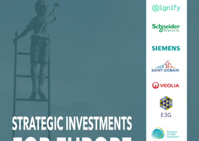 Strategic investments for Europe – Evidence from cost-effective energy efficiency stories