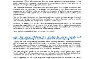 EU priority actions for a fast, fair and attractive energy transition 2019-2024