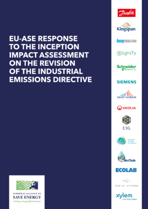 EU-ASE response to the Inception Impact Assessment on the Industrial Emissions Directive