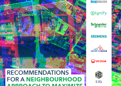Recommendations for a neighbourhood approach to maximize energy efficiency in renovation and energy planification