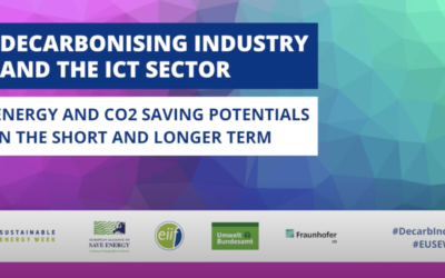 Webinar: Decarbonising Industry and the ICT Sector (EUSEW 2020 side event)