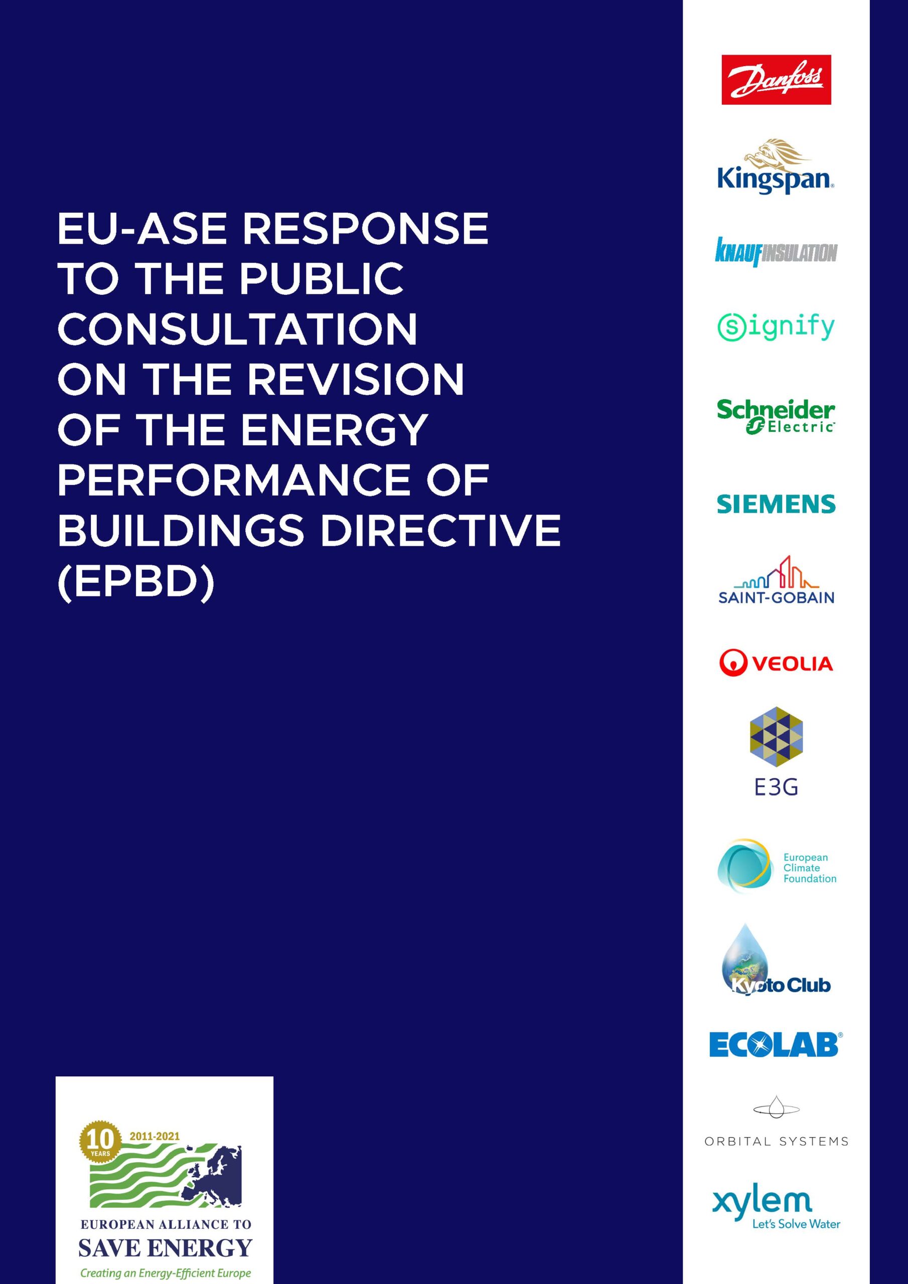 Response to the Public Consultation on the EPBD revision