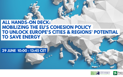 All hands-on deck: Mobilizing the EU’s cohesion policy to unlock Europe’s cities and regions’ potential to save energy (Event)