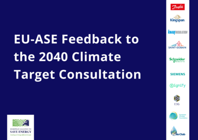 EU-ASE Feedback to the 2040 Climate Target Consultation
