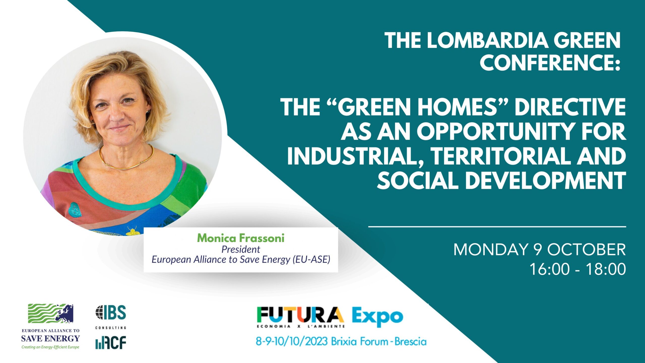 EU-ASE at Lombardia Green Conference: The “Green Homes” Directive as an opportunity for industrial, territorial & social development