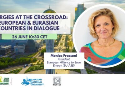 EU-ASE at Energies at the crossroad: EU and Eurasian Countries in Dialogue