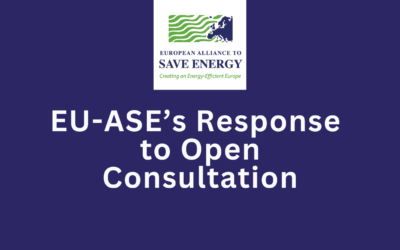 EU-ASE Response to the EU Fitness Check on Energy Security Architecture