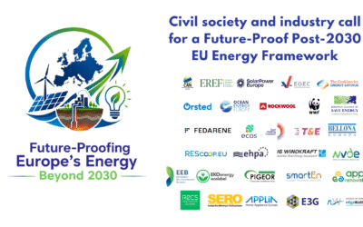 Civil society and industry call for a Future-Proof Post-2030 EU Energy Framework