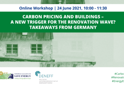 Carbon pricing and buildings: A new trigger for the Renovation Wave?