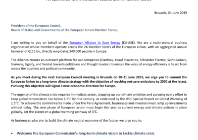 Business Alliance call for urgent action on the transition to a Climate Neutral Europe