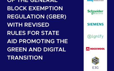 Response to targeted review of the GBER with revised rules for State aid