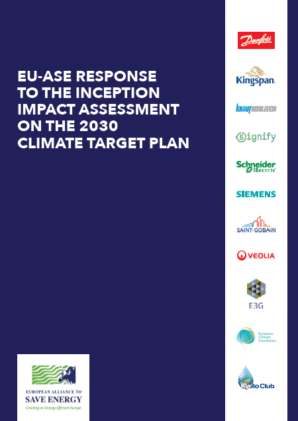 EU-ASE response to the Inception Impact Assessment on the 2030 Climate Target Plan