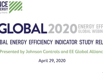 EU-ASE at EE Global 2020 – Global Energy Efficiency Indicator Study Release