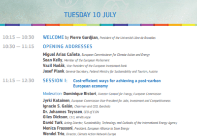 EU-ASE at the EU Commission’s stakeholder event ‘EU’s vision for a modern, clean and competitive economy’